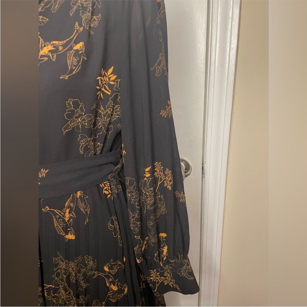 Zara Dress - button front pleated dress - Picture 11 of 12